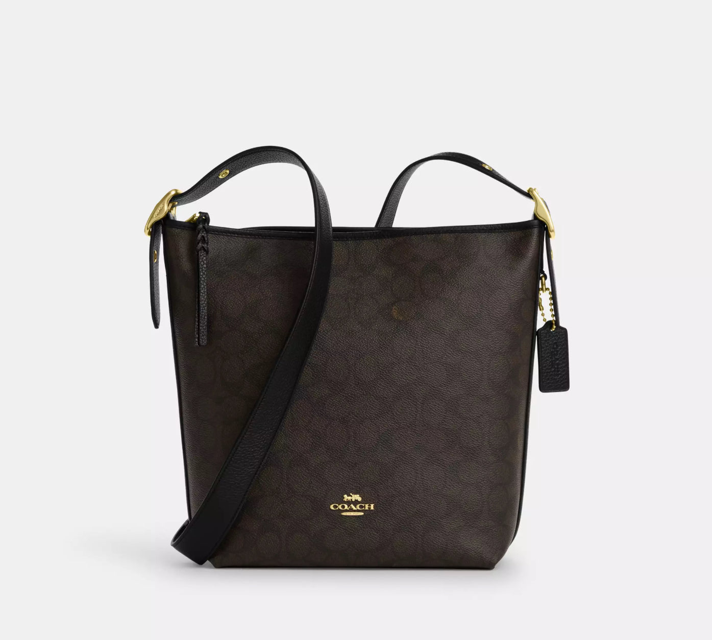 コーチ ヴァル ダッフルバッグ シグネチャー キャンバス＆レザー