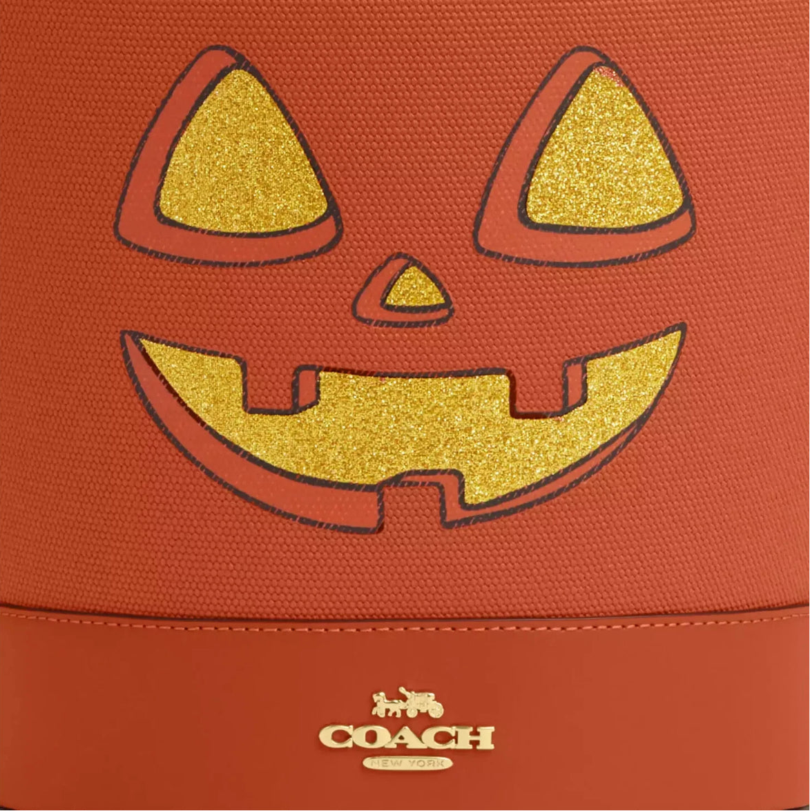 コーチのトリック・オア・トリート・バケツ（ハロウィンパンプキン付き）