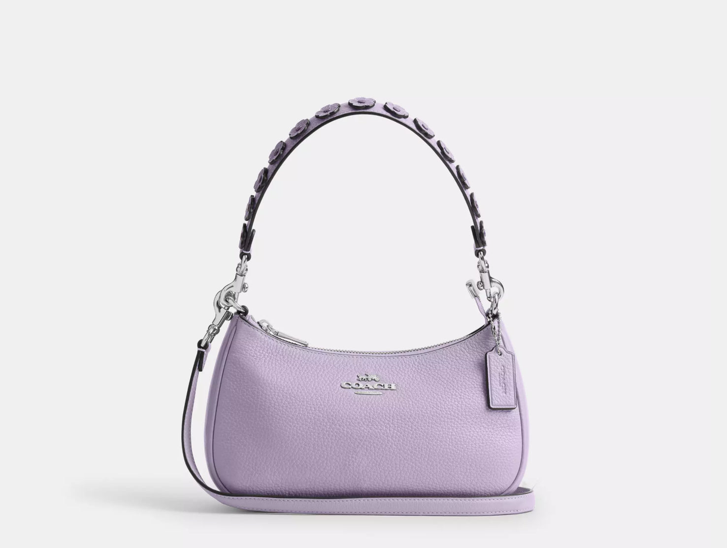 コーチ テリ ショルダーバッグ（フローラル アップリケ付き）