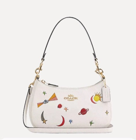 Coach X Observed By Us レザー テリ ショルダーバッグ チョーク/マルチ