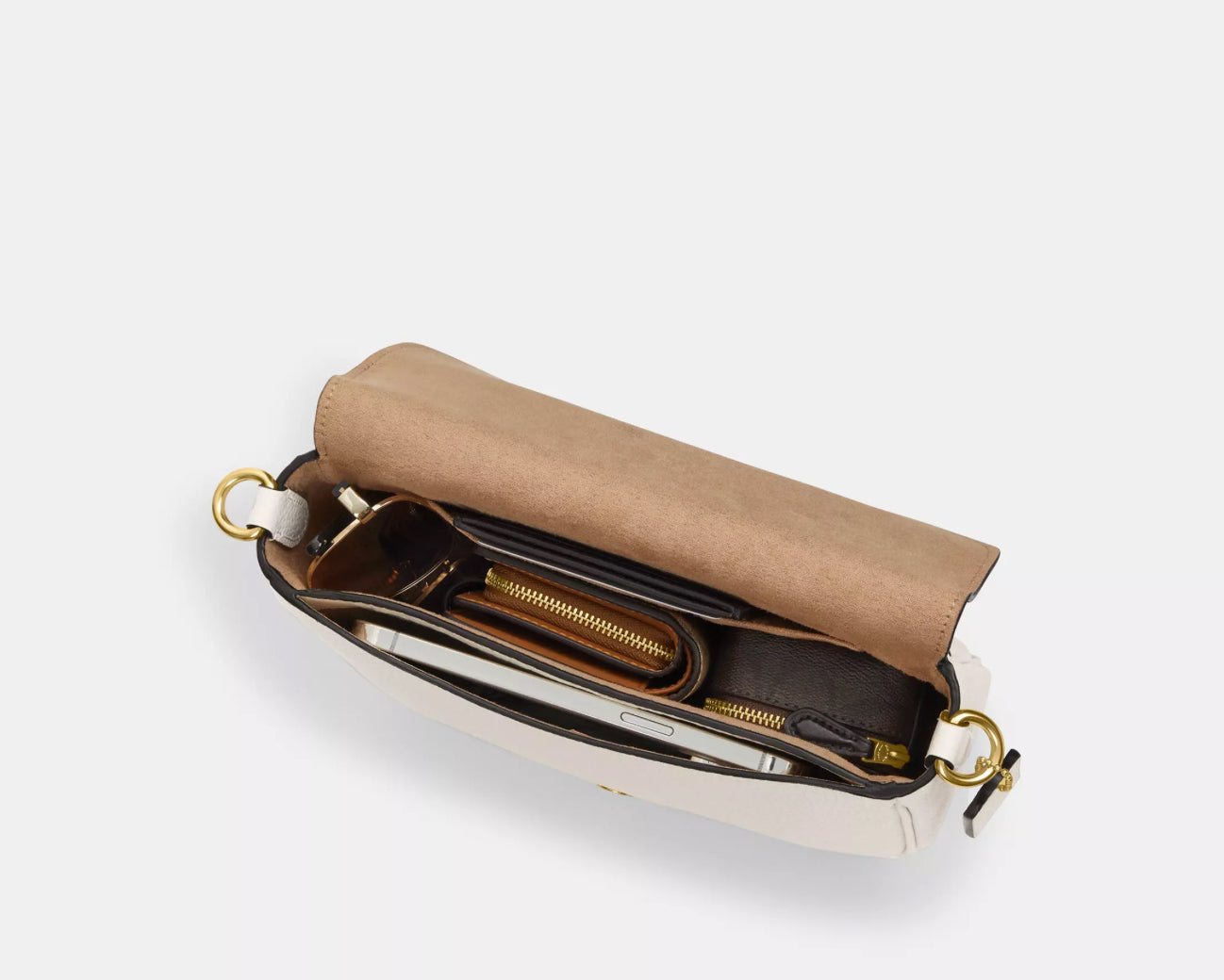 コーチ アメリア サドルバッグ CU998 シグネチャー ジャカード＆レザー