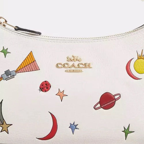 Coach X Observed By Us レザー テリ ショルダーバッグ チョーク/マルチ